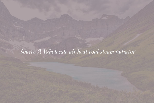 Source A Wholesale air heat coal steam radiator