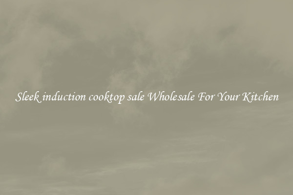 Sleek induction cooktop sale Wholesale For Your Kitchen