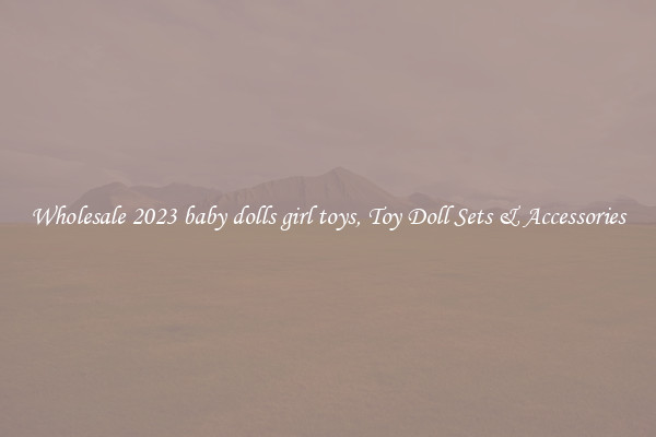 Wholesale 2023 baby dolls girl toys, Toy Doll Sets & Accessories
