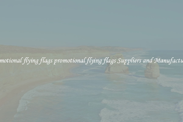 promotional flying flags promotional flying flags Suppliers and Manufacturers